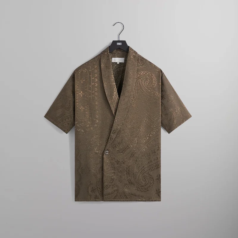 Weekend Flash Sale Kith Jacquard Faille Thompson Crossover Shirt - Silo