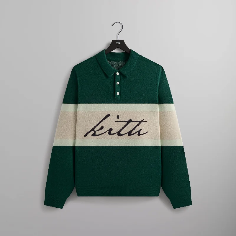 Overstock Kith Harmon Rugby Pullover - Algae