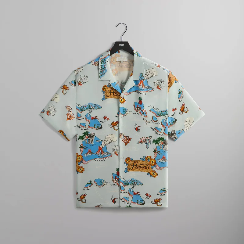 Special Buy Kith Hawaii Thompson Camp Collar Shirt - Oyster