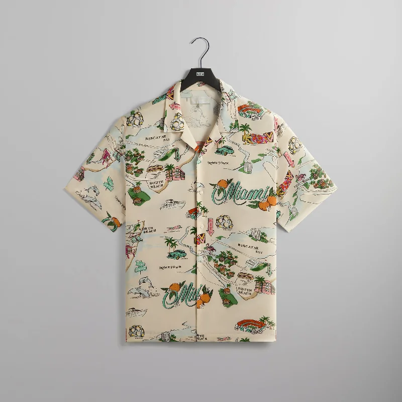 Friends and Family Sale Kith Miami Thompson Camp Collar Shirt - Pointe