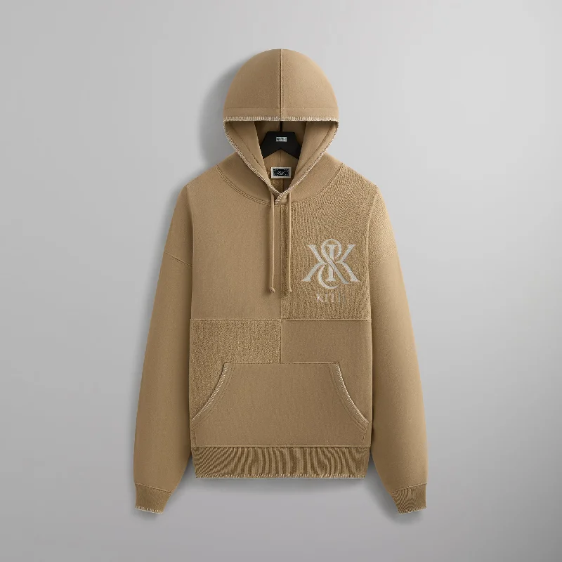 Unmissable Offer Kith Panelled Nelson Hoodie - Canvas