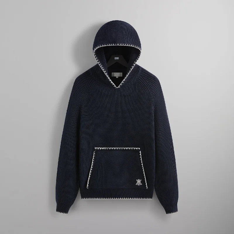 Super Bargain Kith Knit Miles Hoodie - Ink