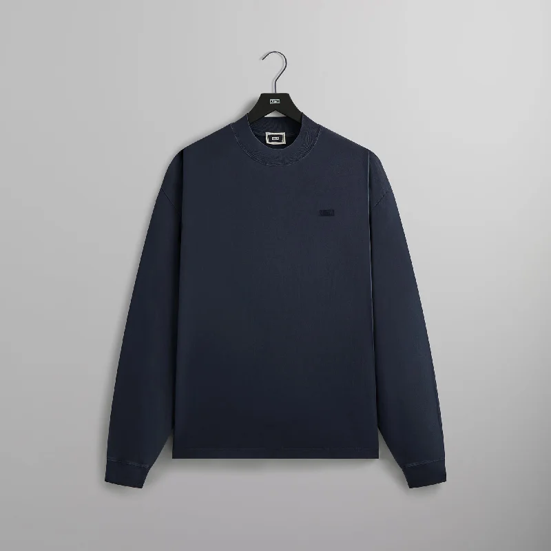 Huge Savings Kith Mock Neck LAX Tee - Abyss