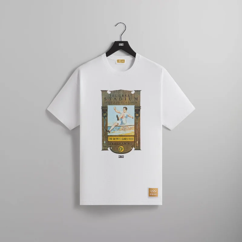 Fantastic Offers Kith for Olympics Heritage London 1908 Vintage Tee - White