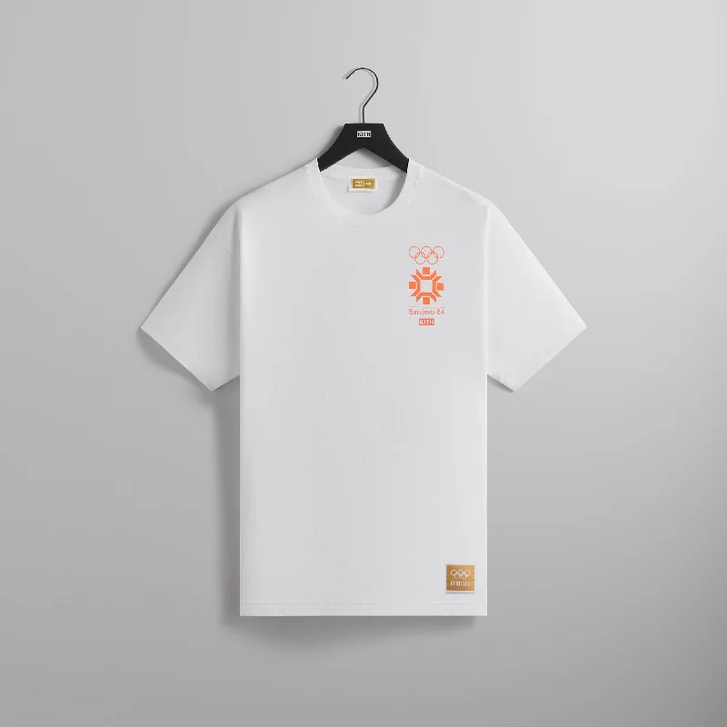 Super Bargain Kith for Olympics Heritage Sarajevo 1984 Vintage Tee - White