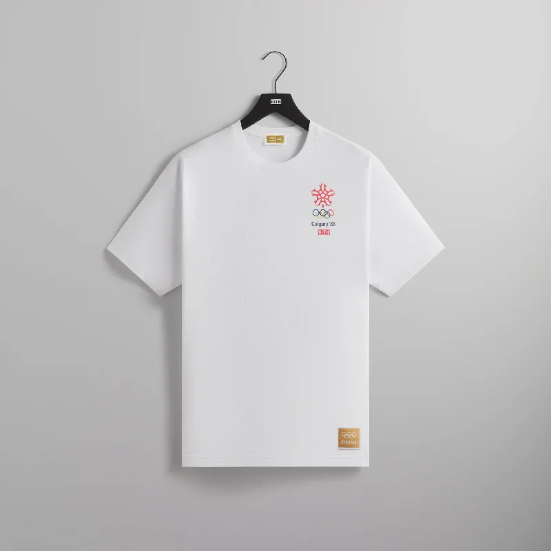 Take Advantage Kith for Olympics Heritage Calgary 1988 Vintage Tee - White