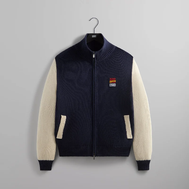 Epic Deals Marvel | Kith Comics Wyona Full Zip Sweater - Nocturnal