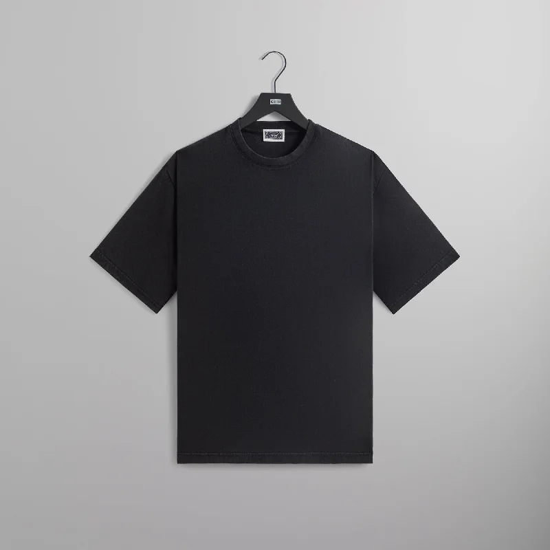 Must-Have Deals Kith Sueded Jersey Bishop Tee - Black