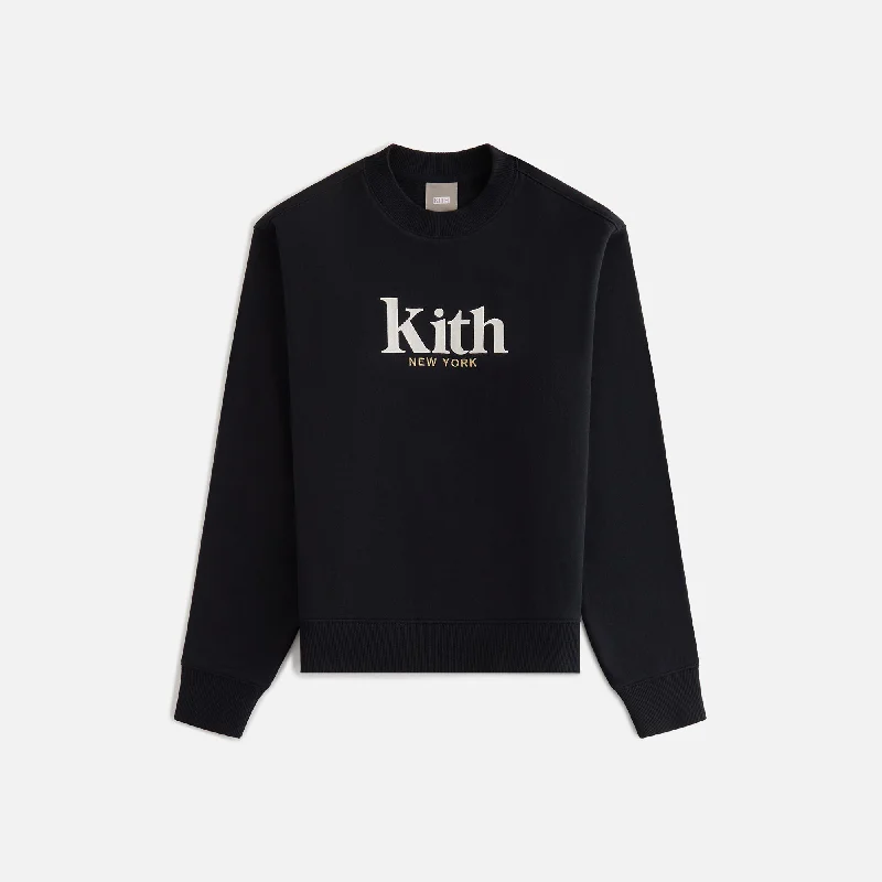 Amazing Deals Kith Women Asher New York Crewneck - Black