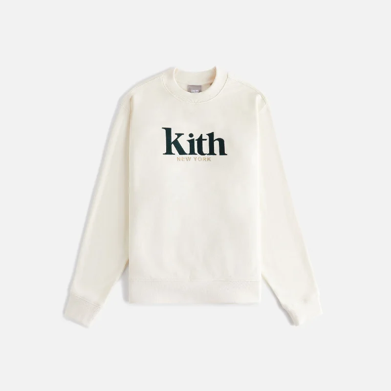 Massive Deals Kith Women Asher New York Crewneck - Sandrift