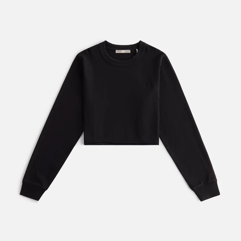 Big Discounts Kith Women Lucy II Cropped Long Sleeve Tee - Mass