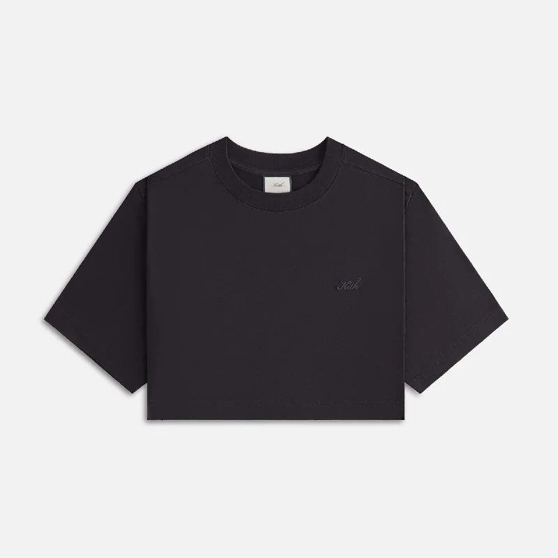 Major Savings Kith Women Fei Cropped Tee - Black