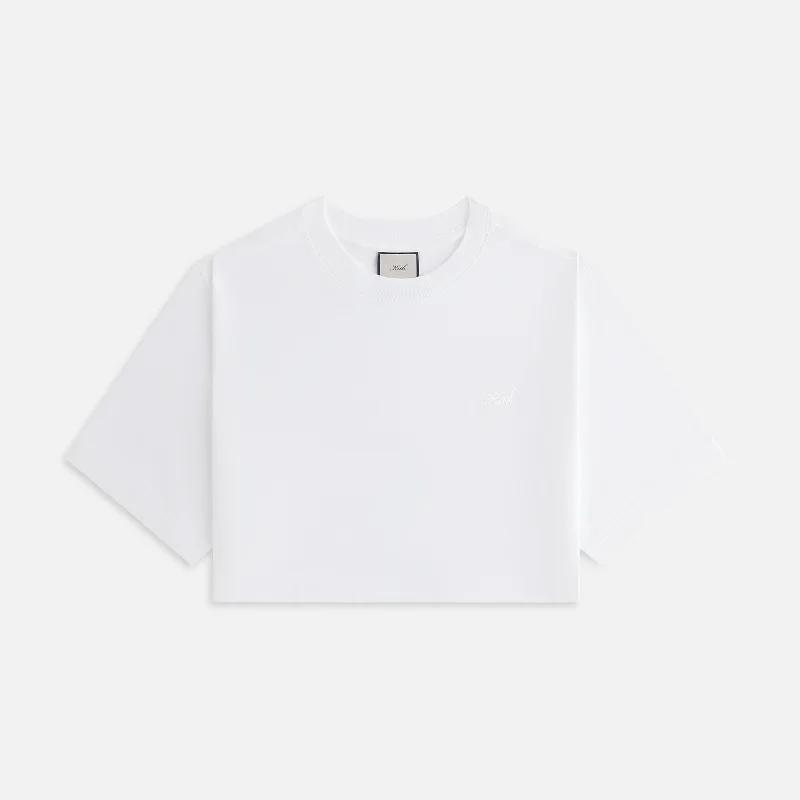 Clearance Items Kith Women Fei Cropped Tee - White