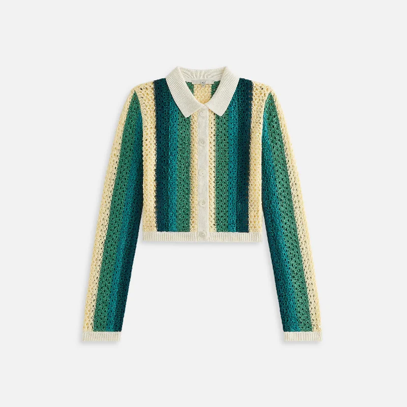 Special Savings Kith Women Tori Crochet Knit Top - Sunrise