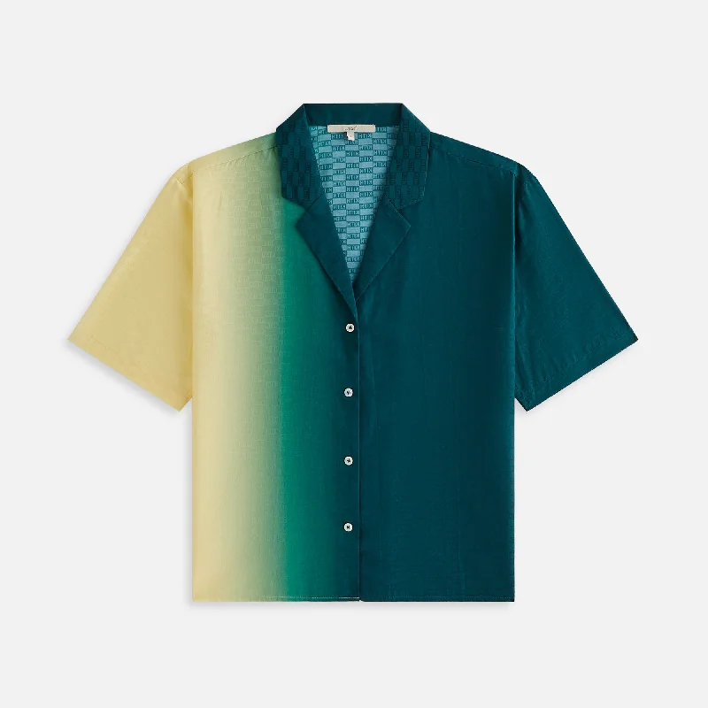 Members Only Kith Women Elena II Ombre Monogram Shirt - Skarn