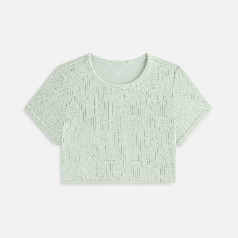 Super Deal Kith Women Yeni Monogram Towel Ringer Tee - Mosser