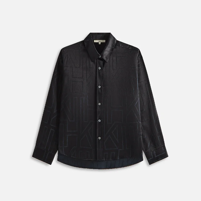 Extra Savings Kith Women Roanne Monogram Shirt - Black