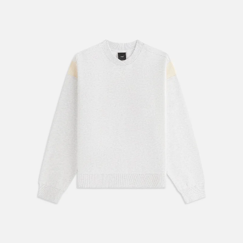Huge Discounts Kith Women Asher II Crest Crewneck - Light Heather Grey