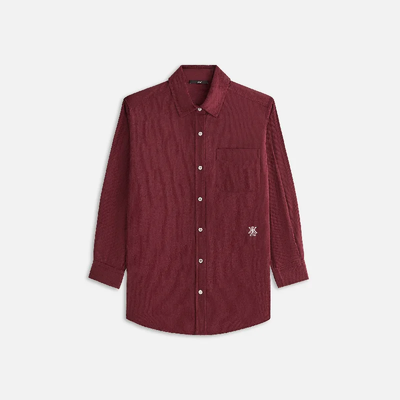 Don't Wait Kith Women Ora II Cord Shirt - Magma