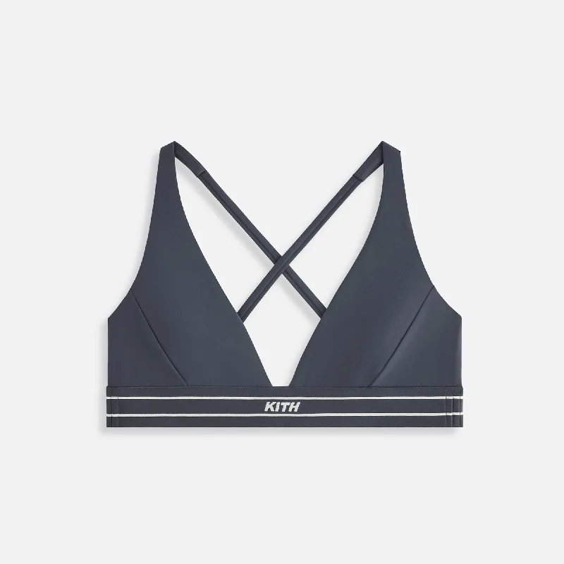 Don't Miss Kith Women Cay Plunge Active Bra - Torpedo