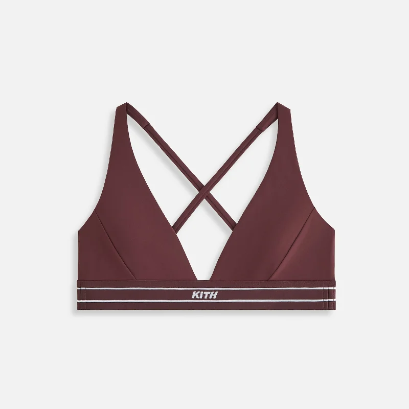 Deal of the Week Kith Women Cay Plunge Active Bra - Rave