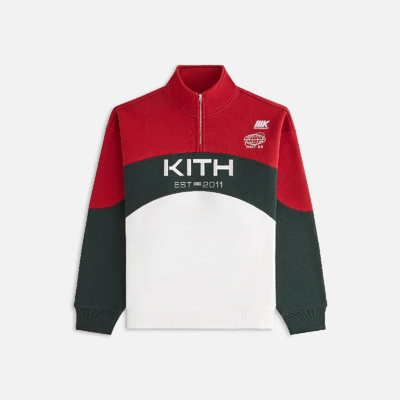 Savings Galore Kith Women Hunter III Panelled Quarter Zip - White
