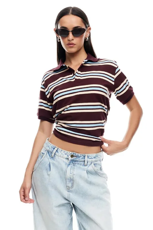 Extra Discounts LIONESS Leisure Polo Chocolate Multi