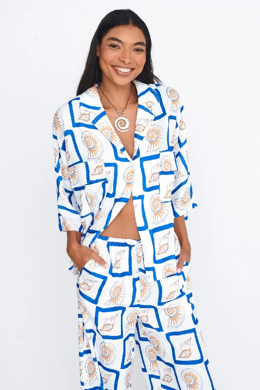 Price Cut LOST IN LUNAR Sundown Shirt 2.0 Shell Print