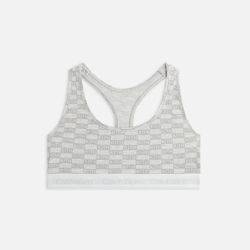 YEAR-End Sale Kith Women for Calvin Klein Classic Bralette - Light Heather Grey