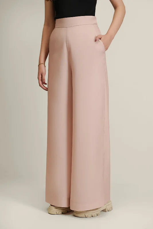 Season Finale Sale Beige Solid Pants