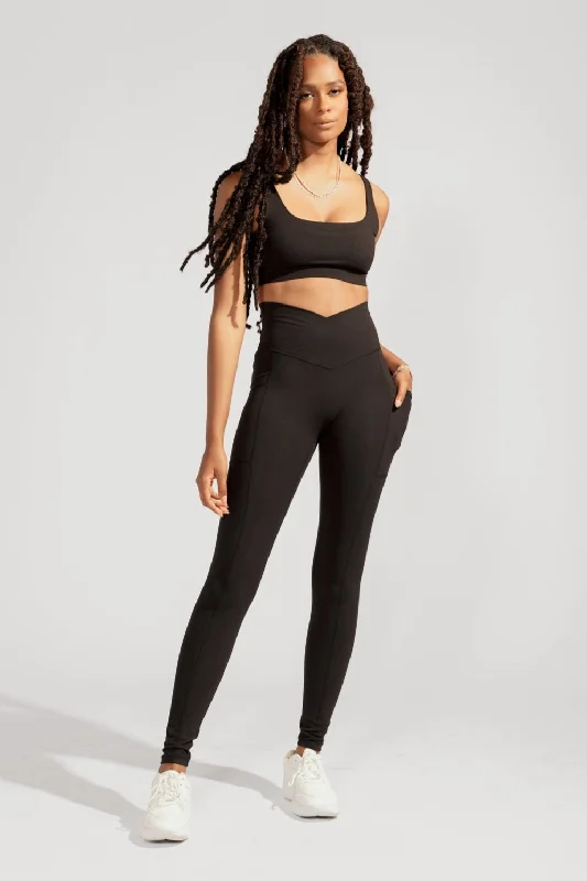 Super Savings POPFLEX® Crisscross Hourglass® Leggings with Pockets - Black