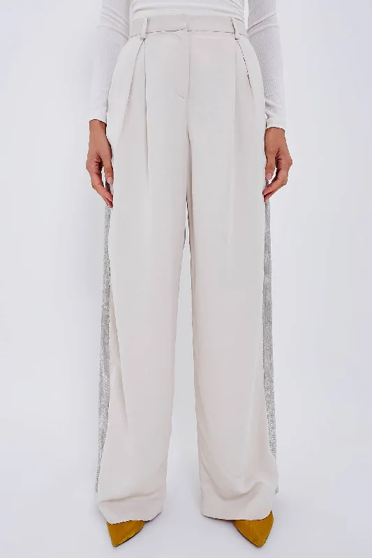 Savings Event French Oak Sullivan with Beaded Tux Stripe Pant