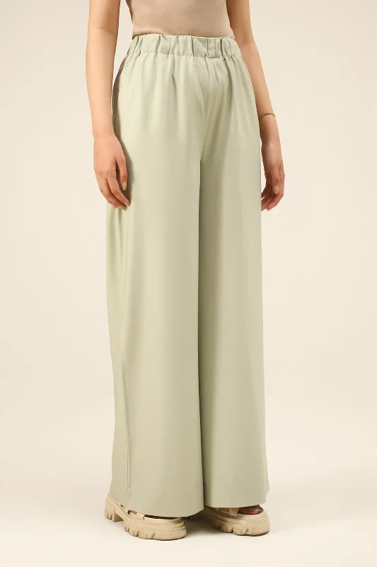 Price Meltdown Green Wide Leg Pants