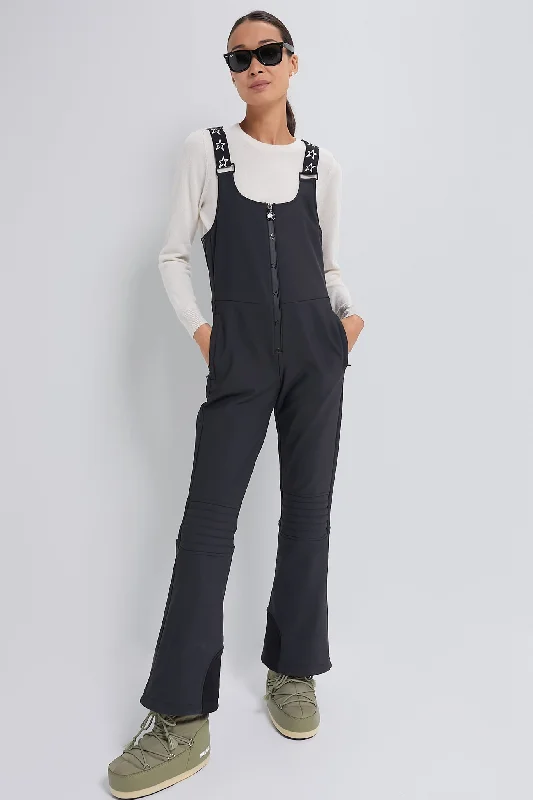 Huge Discounts Jet Black JG Bib Ski Pant
