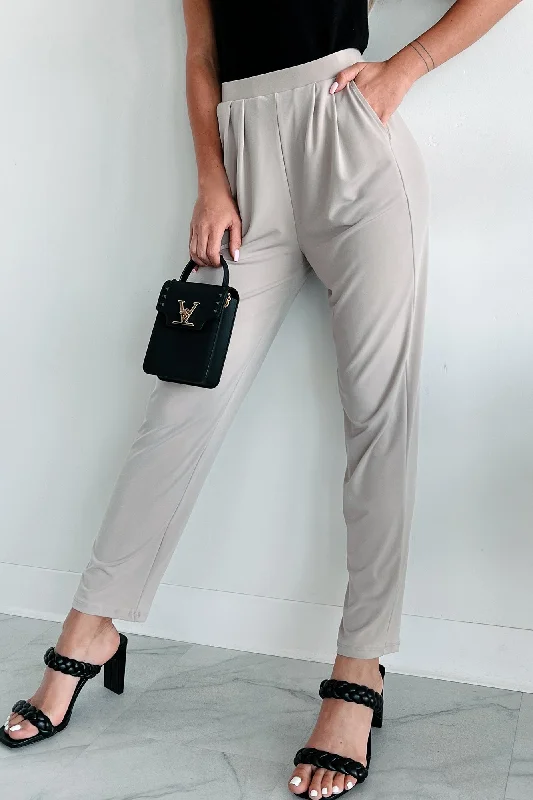 Exclusive Offers Levi Pleated Waist Pants (Ash)