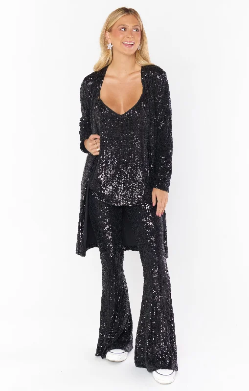 Don't Wait Mercury Bells Short ~ Midnight Glitz Sequins