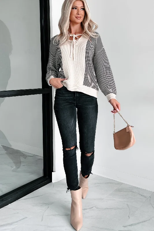 Steals and Deals Night Reflections High Rise Button-Fly Vervet Skinny Jeans (Black)