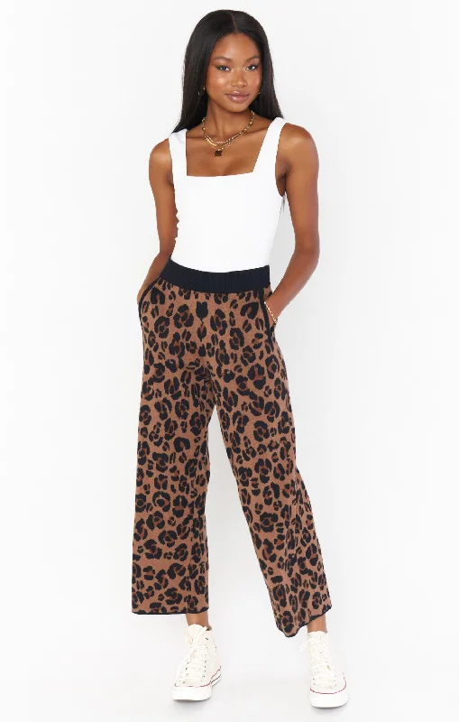 Buy Now Samson Lounge Pants ~ Leopard Knit