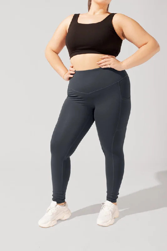 Exclusive Online Offer POPFLEX® Supersculpt™ Leggings with Pockets - Smoky Grey