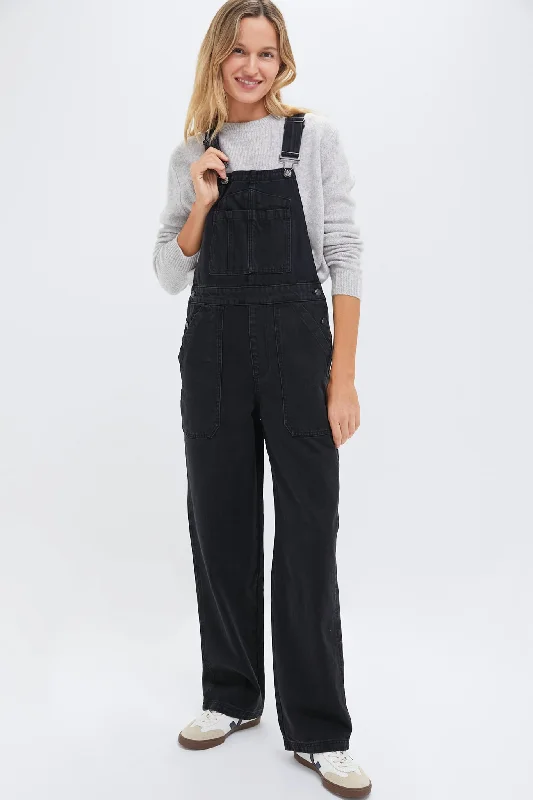 Amazing Deals Washed Black Lili Overalls