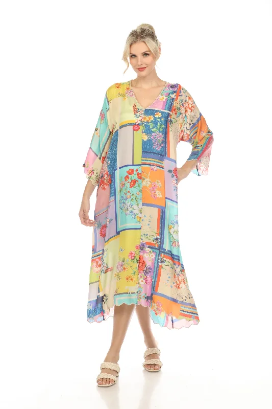 Super Deal Johnny Was Stallion Cadence Silk Maxi Dress Boho Chic C31023-E