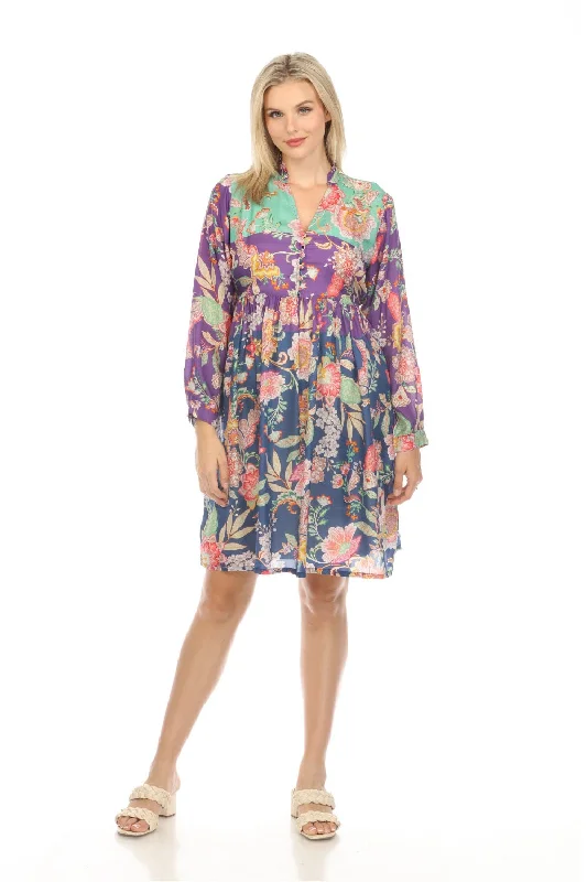 Crazy Deals Johnny Was Vivienne Thula Silk Slip Dress Boho Chic C32824B2