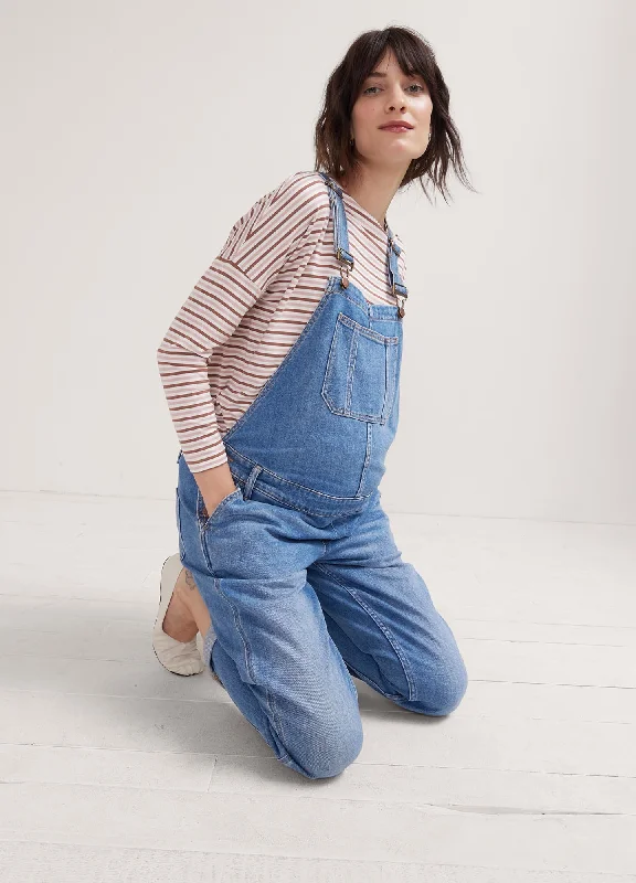 Steals and Deals The Denim Maternity Overall