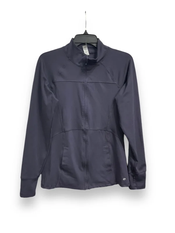 Year-End Sale Athletic Jacket By Marika In Purple, Size: L