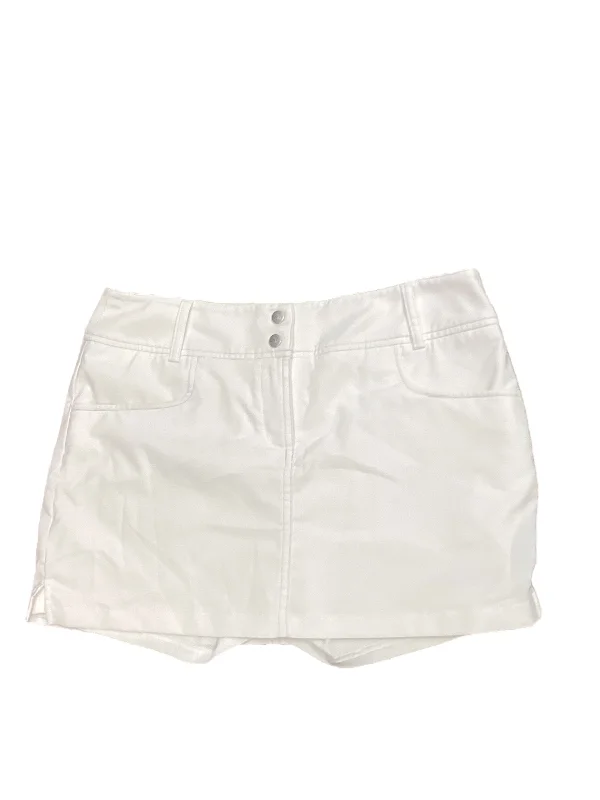 Price Drop Athletic Skort By Adidas In White, Size: 8