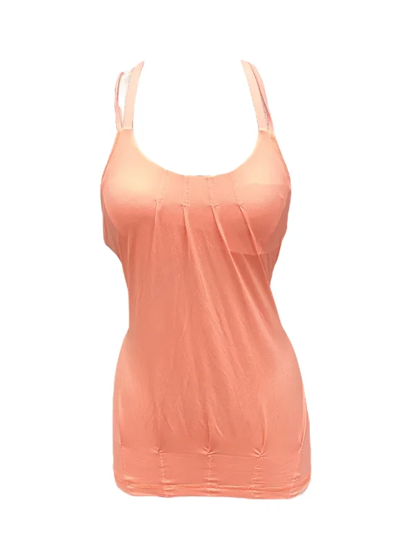 Clearance Items Athletic Tank Top By Lululemon In Orange, Size: 2