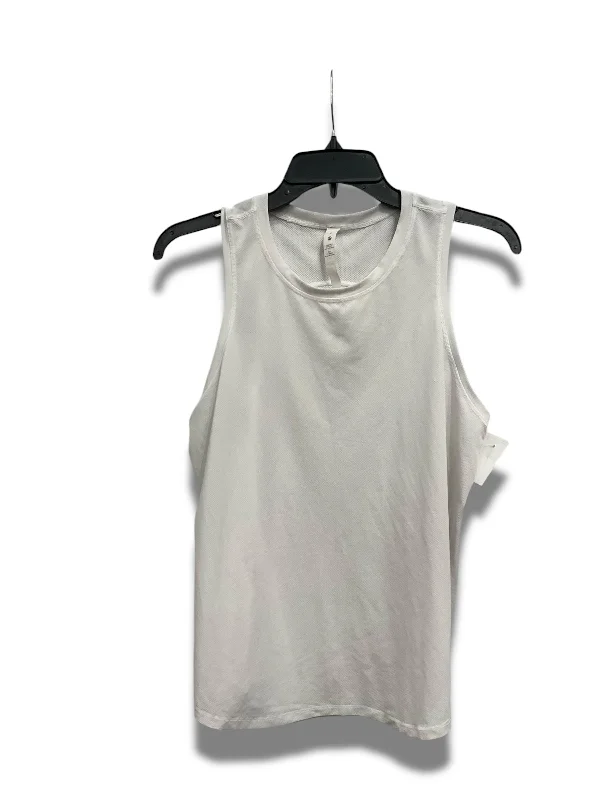 Savings Spectacular Athletic Tank Top By Lululemon In White, Size: M