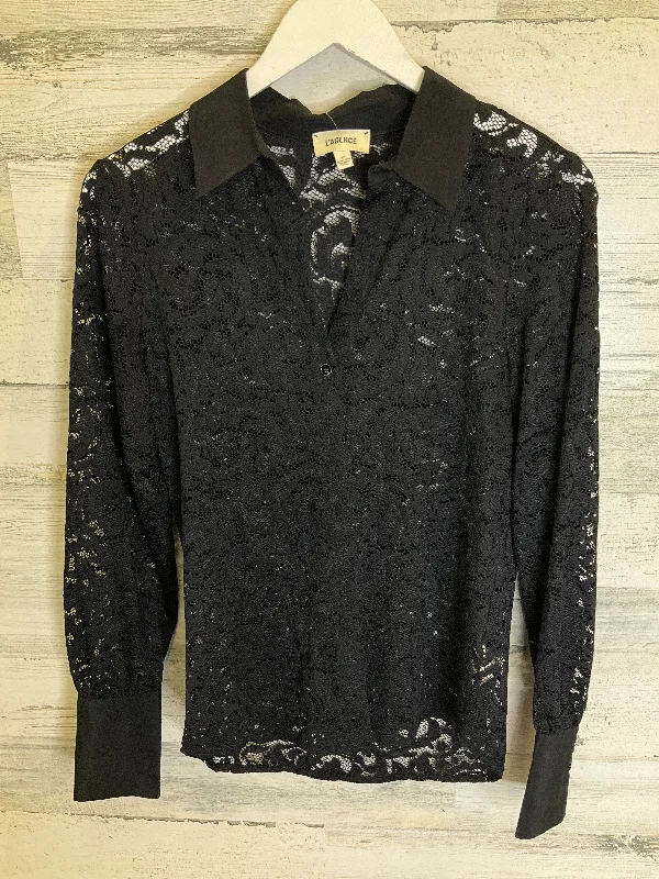 Inventory Reduction Black Top Long Sleeve L Agence, Size S