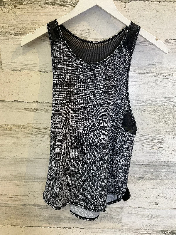 Deal Zone Black & White Athletic Tank Top Lululemon, Size S