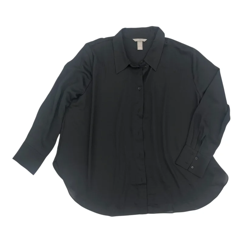 Big Discounts Blouse Ls By H&M In Black, Size:Xxl